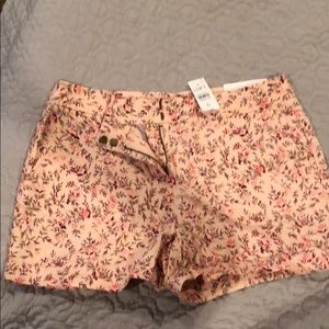 Ann Taylor Loft Rose/pink flowered shorts